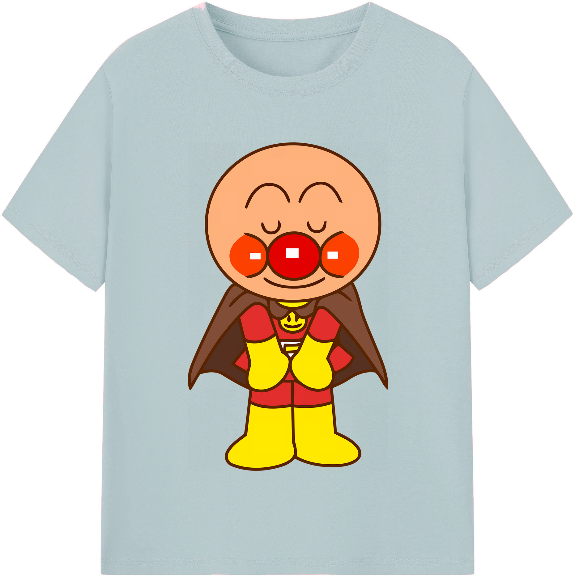 （画像用） アンパンマン Anpanman 綿100％半袖Tシャツ（フロントプリント）